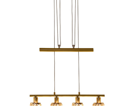 LED balanceerpendellamp "Josefa" E14 kooldraad