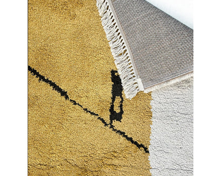 Design vloerkleed met franjes BABEL