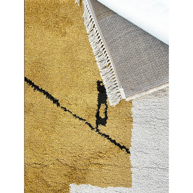 Design vloerkleed met franjes BABEL