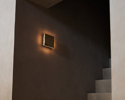 Lane lichtbruine draadloze wandlamp - oplaadbaar, dimbaar, natuurlijk houtlamp