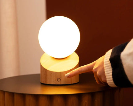 Morris stijlvolle oplaadbare lamp – draadloos, dimbaar, milieuvriendelijk ontwerp