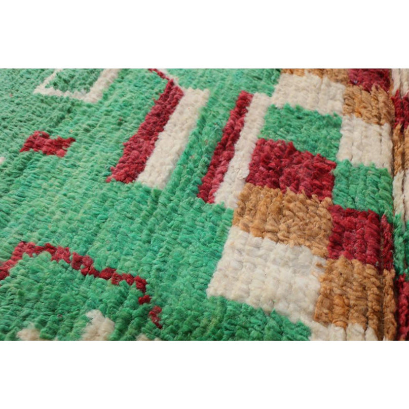 Zuiver wollen Marokkaans Berber halkleed 84 x 388 cm