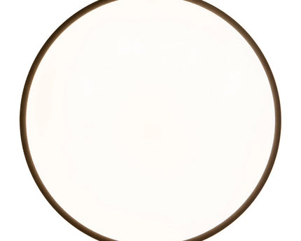 LED -plafondlamp "Irvine", metalen plafondlamp, wit, wit, met stevig ingebouwde LED's, voor eetkamer, woonkamer, hal of kantoor, Ø30,5 cm