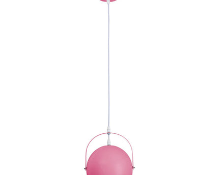 Hanger lamp "Colorado" roze Ø ca. 25 cm, metaal, E27 -aansluiting, verlichting voor woonkamer, eetkamer, kinderkamer