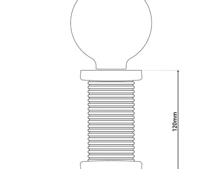 Tafellamp Max. 12 cm hoog, decoratieve tafellamp gemaakt van metaal en plastic en textielmateriaal in oranje-wit, E27-versie, tafellamp voor eetkamer, keuken, kinderkamer, gang