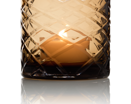 Hurricane Kristallen Lamp Windlicht Klein Bruin(cc2101-80crystal-choc-small)