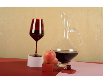 Glazen karaf met handvat 17x31 cm