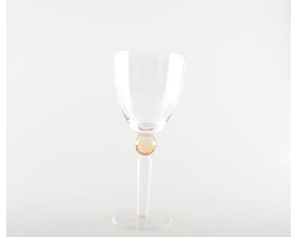 Wijnglazen met ronde diamantvoet 4 kleuren - veel van 4