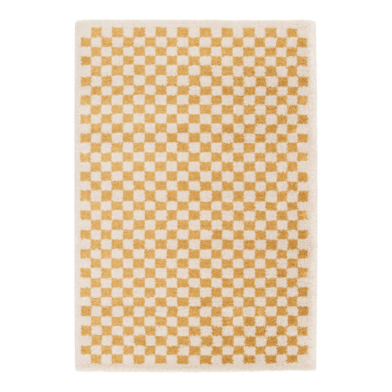 Tapis à poil haut doux en comfortabele CHECKERS