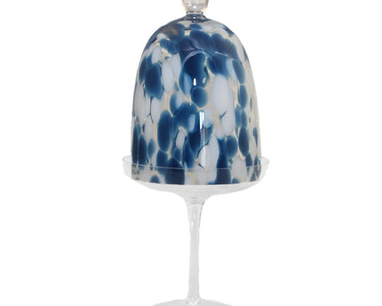 Wit en blauwe bel 15x15x32.5cm