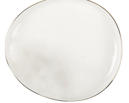 Keramische witte platte plaat