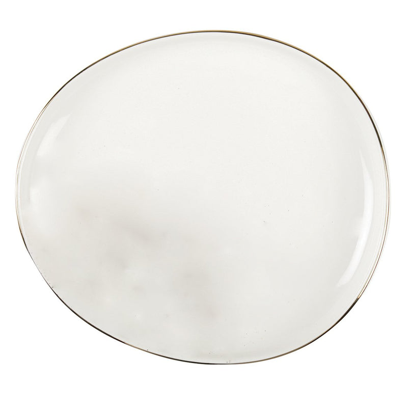 Keramische witte platte plaat