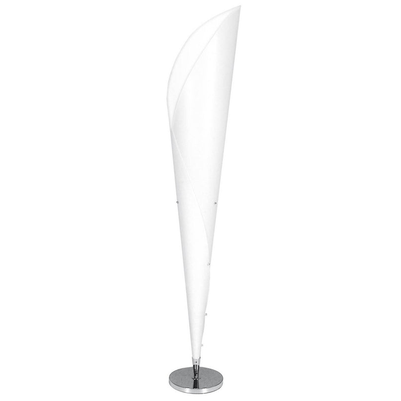 Staande lamp "tulpen" gemaakt van metaal en wit plastic, e27 socket, verlichting voor woonkamer, eetkamer of kantoor
