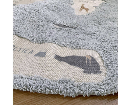 Tapis enfant lavable MONDE