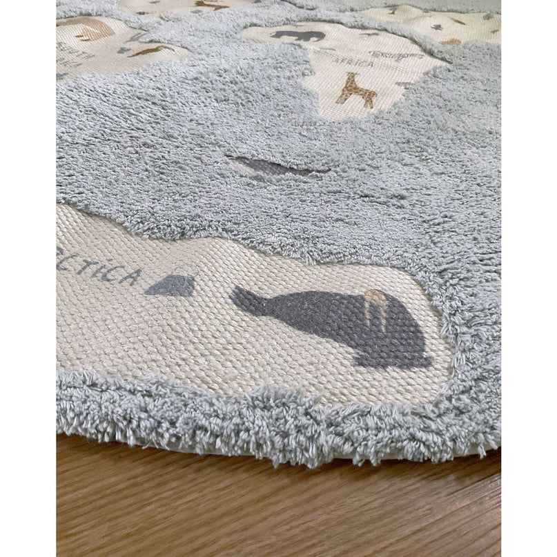 Tapis enfant lavable MONDE