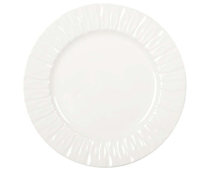 Assiette Plate Blanche Lilia 26.5x26.5x2.3cm