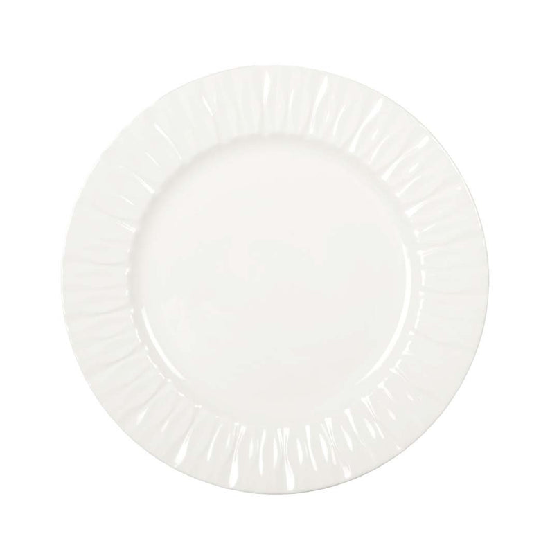 Assiette Plate Blanche Lilia 26.5x26.5x2.3cm