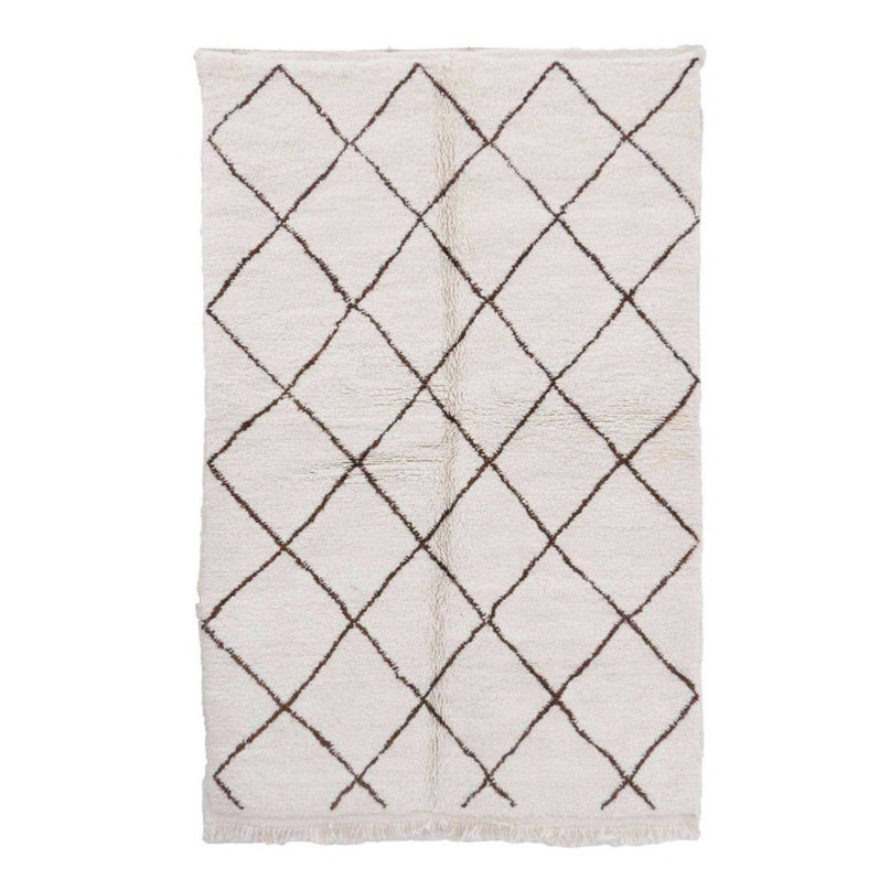 Zuiver wollen Marokkaans Berber-tapijt 159 x 245 cm