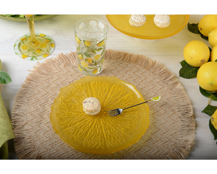 Lemon Dessert Forks - veel van 6