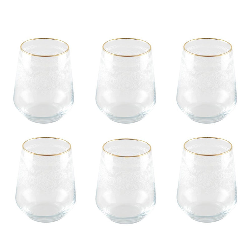 Arabische waterglazen - veel van 6