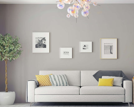 Plafondlamp "explosie" iris gemaakt van metaal en glas, G9 -versies, plafondlamp voor eetkamer, woonkamer, gang of kantoor, Ø57 cm