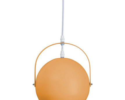 Hanger lamp "Colorado" oranje Ø ca. 25 cm, metaal, E27 -aansluiting, verlichting voor woonkamer, eetkamer, kinderkamer