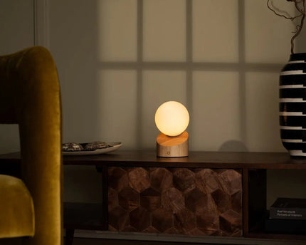 Morris stijlvolle oplaadbare lamp – draadloos, dimbaar, milieuvriendelijk ontwerp