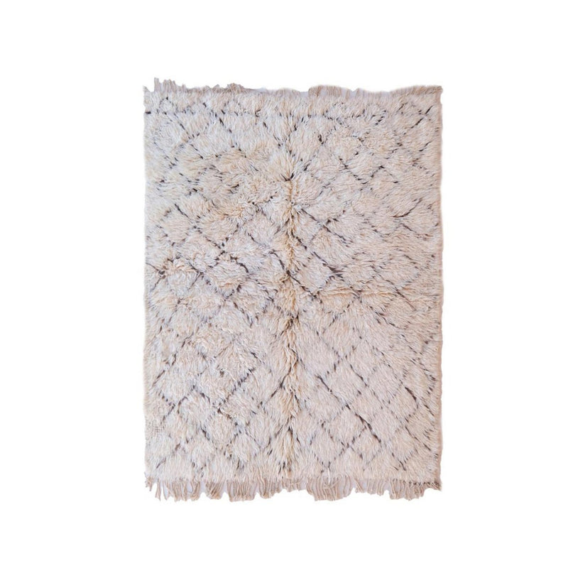 Zuiver wollen Marokkaans Berberkleed 175 x 217 cm