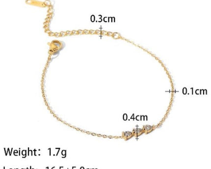 Chique sprankelende stapelarmbandenset