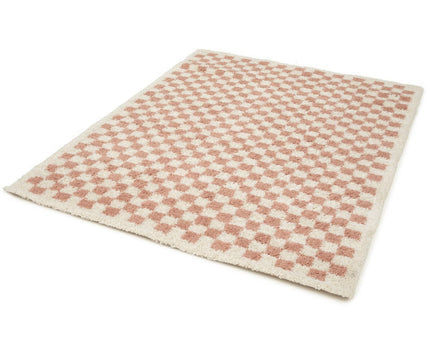 Tapis à poil haut doux en comfortabele CHECKERS