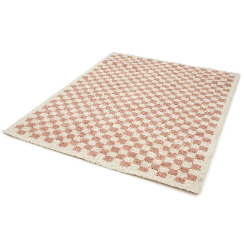 Tapis à poil haut doux en comfortabele CHECKERS