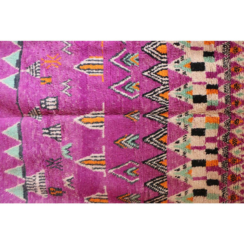 Eigentijds wollen Berberkleed 197 x 304 cm