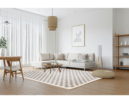 Tapis à poil haut doux en comfortabele CHECKERS
