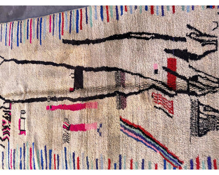 Kleurrijk Berberkleed van M'Rirt 168 x 266 cm