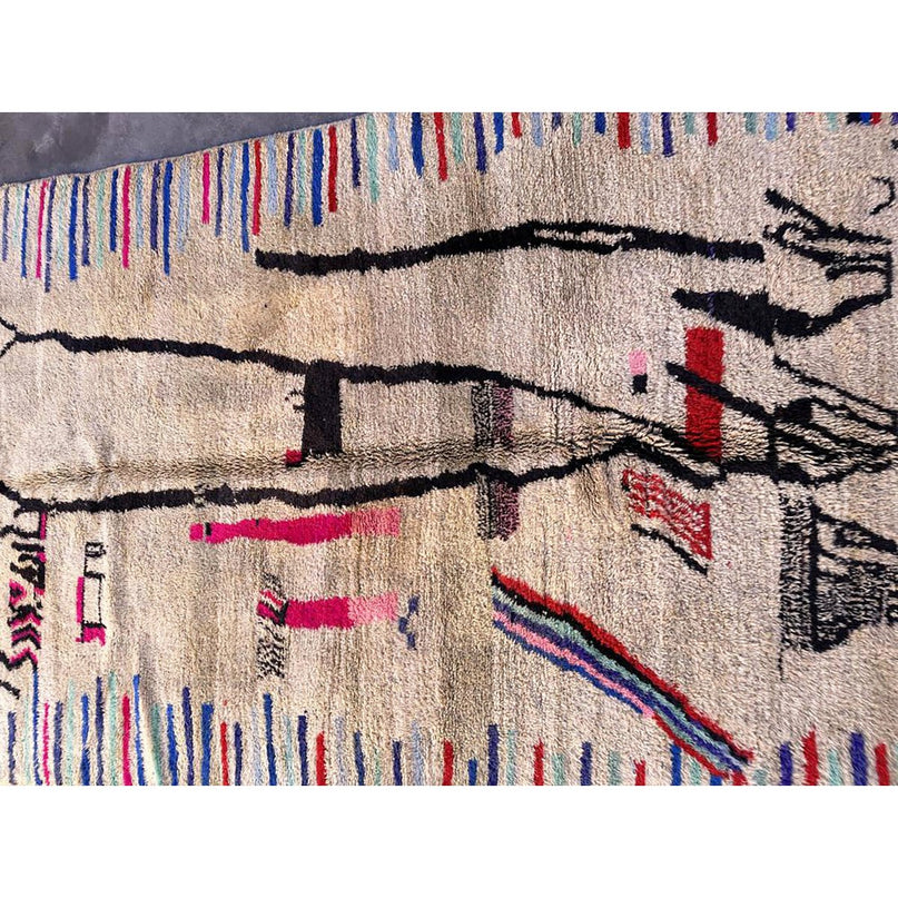 Kleurrijk Berberkleed van M'Rirt 168 x 266 cm