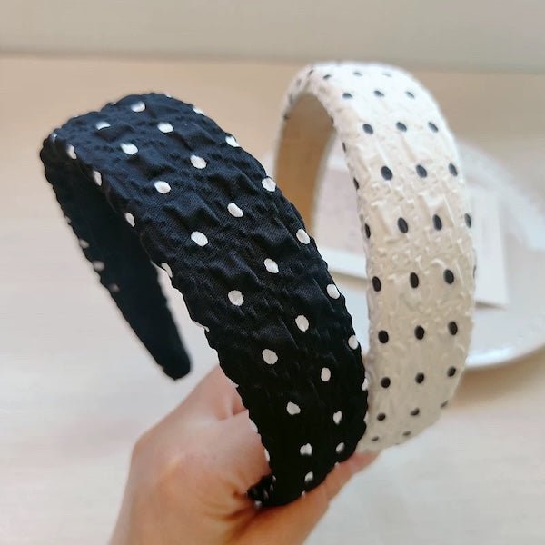 Elegante Polka Dot-hoofdband
