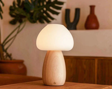 Beer lichtbruin stijlvol oplaadbare lamp-draadloos, dimbaar, milieuvriendelijk ontwerp
