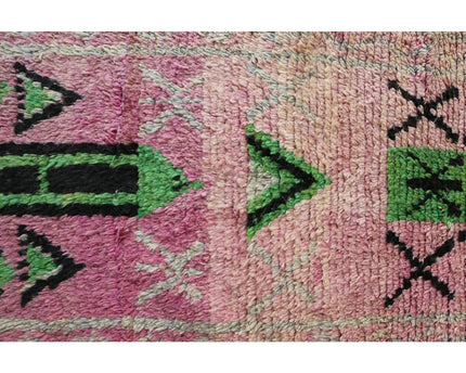 Zuiver wollen Marokkaans Berber halkleed 81 x 389 cm
