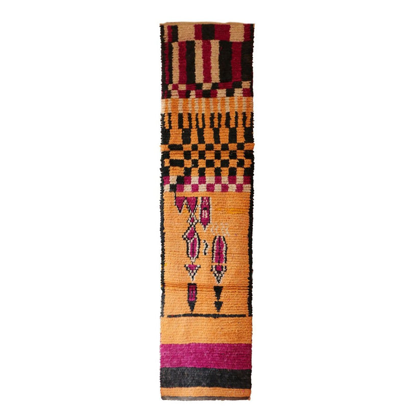 Gangkleed van zuiver berberwol 74 x 296 cm
