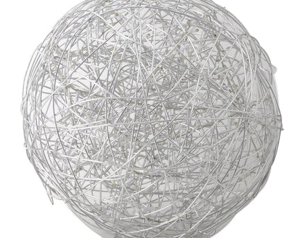 LED Outer Ball "Mistle" Ø 50 cm, voor buiten, vloerlamp - metaal - aluminium - met geïntegreerde LED - Decoratie buiten