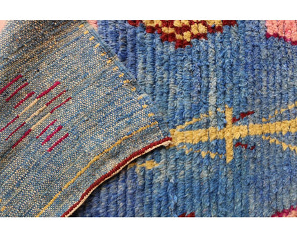 Zuiver wollen Marokkaans Berber halkleed 81 x 383 cm