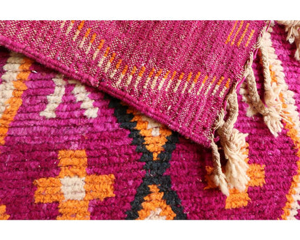 Zuiver wollen Marokkaans Berber halkleed 78 x 507 cm