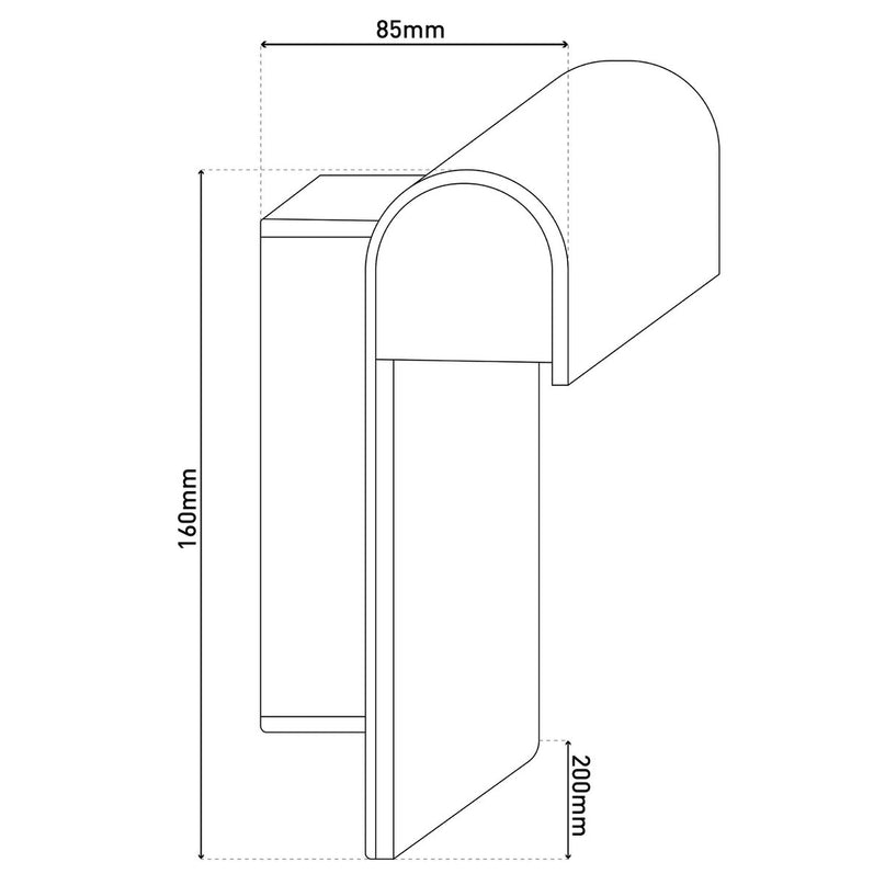 LED buiten wandlamp "Nombus"