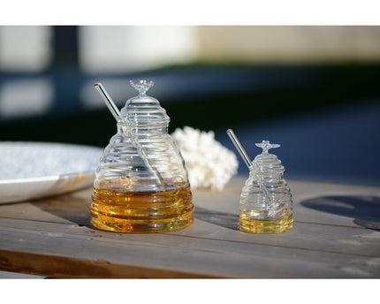 Mini honingpot met lepel 110 ml