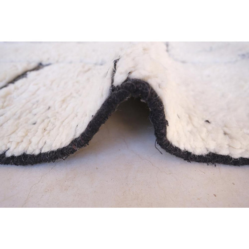 Zuiver wollen Marokkaans Berber-tapijt 152 x 244 cm