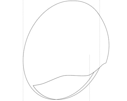 LED externe wandlamp "Vedus" D: 13 cm