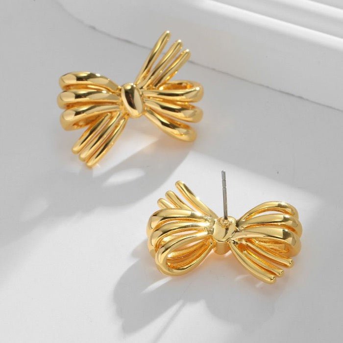 Leuke elegante vlinderdas oorknopjes