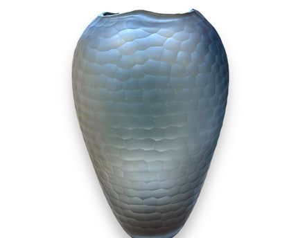 Large Smoked Gray  Vase（fish scale）