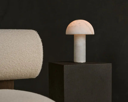 Francesco stijlvolle albasten lamp – handgemaakte luxe verlichting