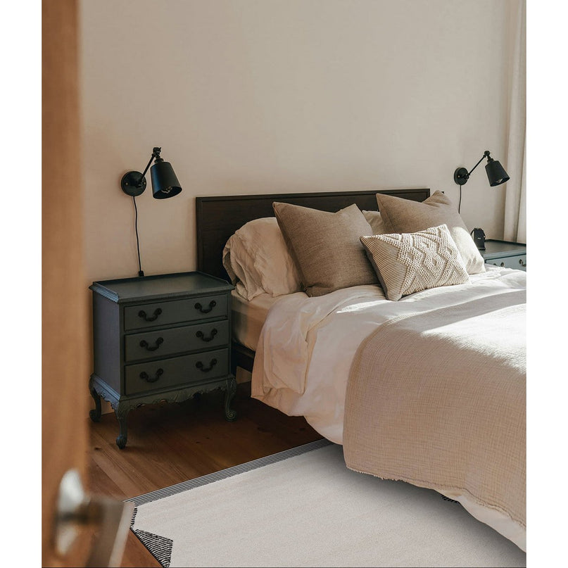 Zoet en comfortabel tapijt in argan in etnische stijl